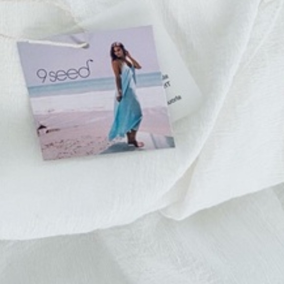 FLASH PRICE 9Seed Tulum Maxi White NWT  One Size - Picture 8 of 11